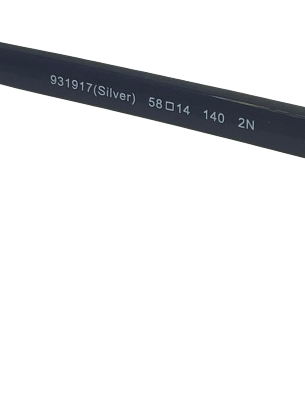 Coach HC 7077 (L1015) 931917 Sliver 58 14 140 2N Blue Aviator Sunglasses - Picture 5 of 10